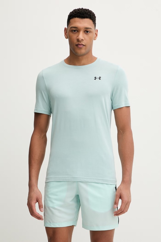Under Armour t-shirt treningowy Vanish z elastanem turkusowy 6010591