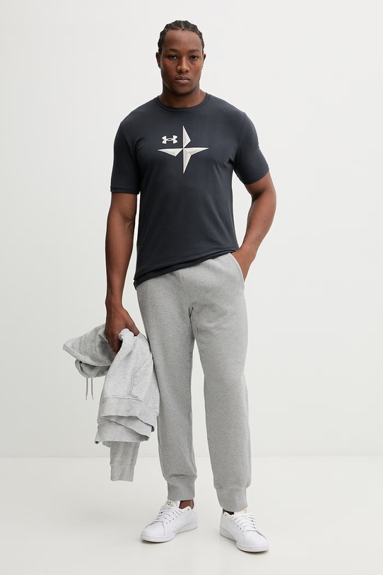 Under Armour t-shirt EXPLOR Graphic 6012783 czarny SS26