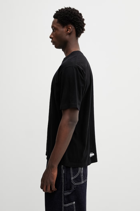 Bavlnené tričko NEIGHBORHOOD TEE SS.12 252PCNH.ST12 čierna SS26