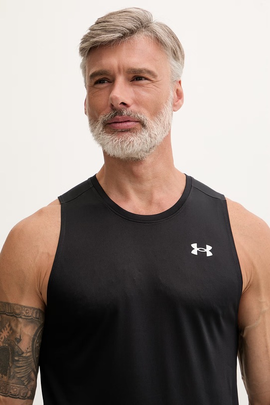 Under Armour top treningowy męski Tech Tank czarny 1382795