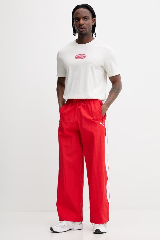 Napapijri t-shirt bawełniany FLINT NP0A4FZZFX31 beżowy SS26