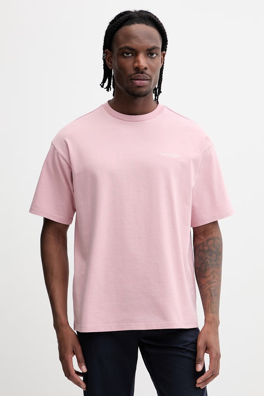 Odzież Napapijri t-shirt bawełniany FLUORITE NP0A4G2FP1T1 różowy