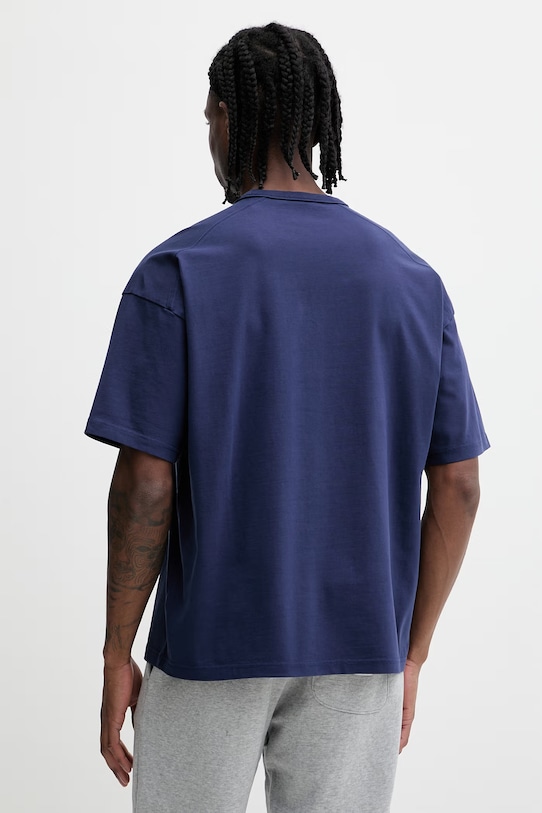 Odzież Napapijri t-shirt bawełniany KROUS NP0A4G3SB2Q1 granatowy
