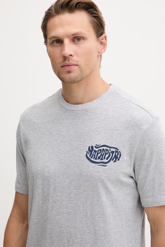 Napapijri T-shirt męski bawełniany S-ELIOR szary NP0A4HZY7951
