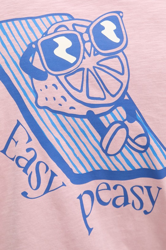 Napapijri T-shirt męski bawełniany S-ELIOR NP0A4HZYP1T1 różowy