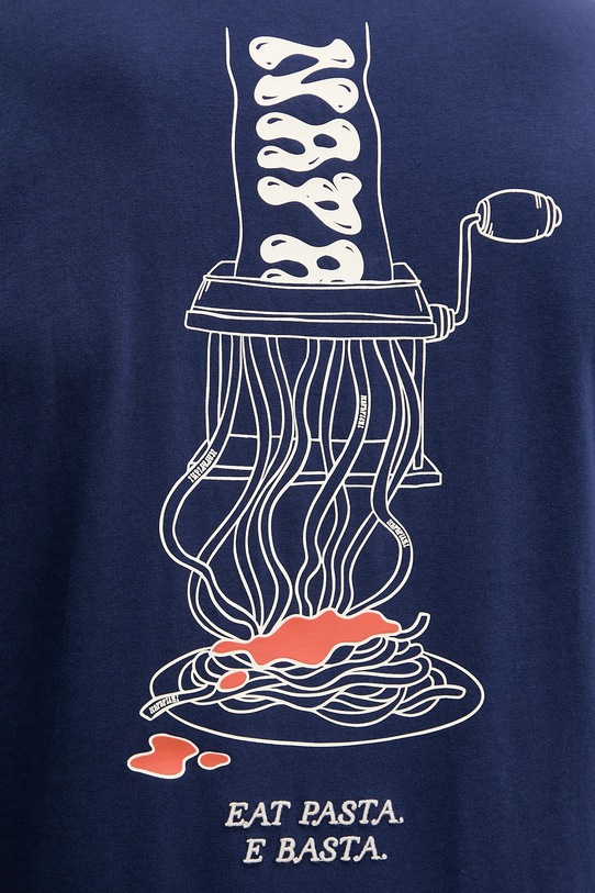 Napapijri t-shirt bawełniany S-SOL NP0A4I13B2Q1 granatowy