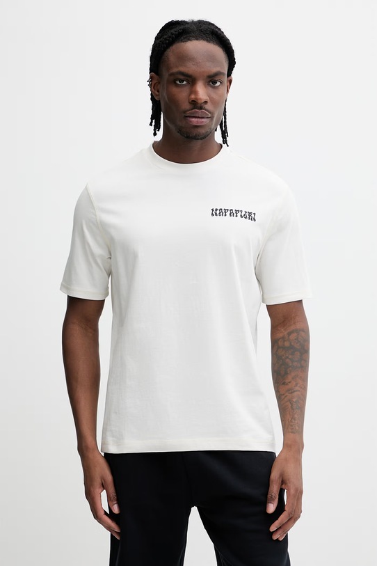 Odzież Napapijri t-shirt bawełniany S-SOL NP0A4I13N1A1 beżowy