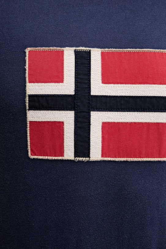 Napapijri t-shirt bawełniany REFLECT NP0A4ICLB2Q1 granatowy