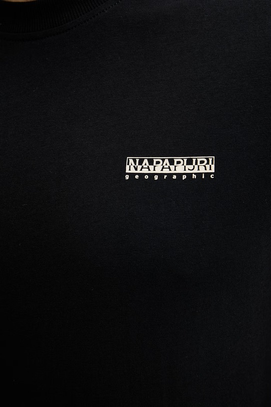 Napapijri t-shirt męski bawełniany SMALL BOX NP0A88TR9411 czarny