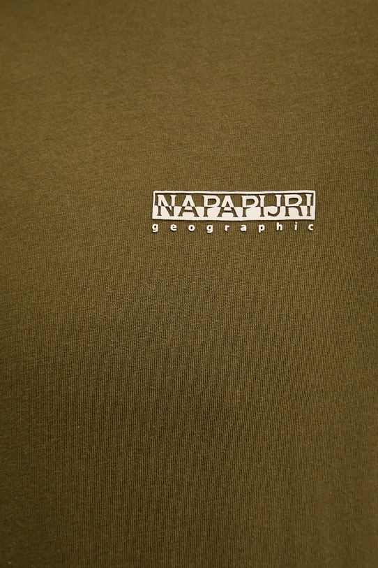 Napapijri t-shirt męski bawełniany SMALL BOX NP0A88TRG3A1 zielony