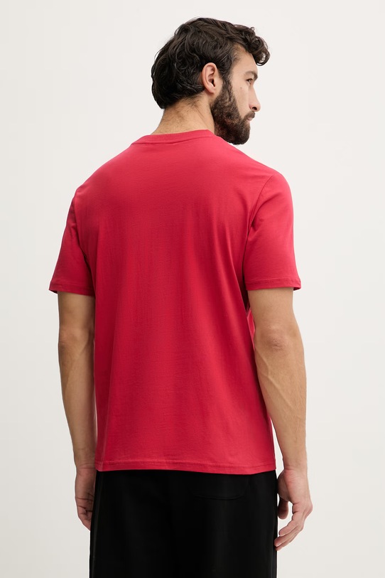 Odzież Napapijri t-shirt męski bawełniany SMALL BOX NP0A88TRRAQ1 czerwony