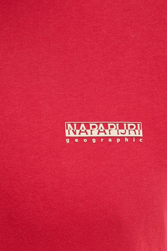 Napapijri t-shirt męski bawełniany SMALL BOX NP0A88TRRAQ1 czerwony