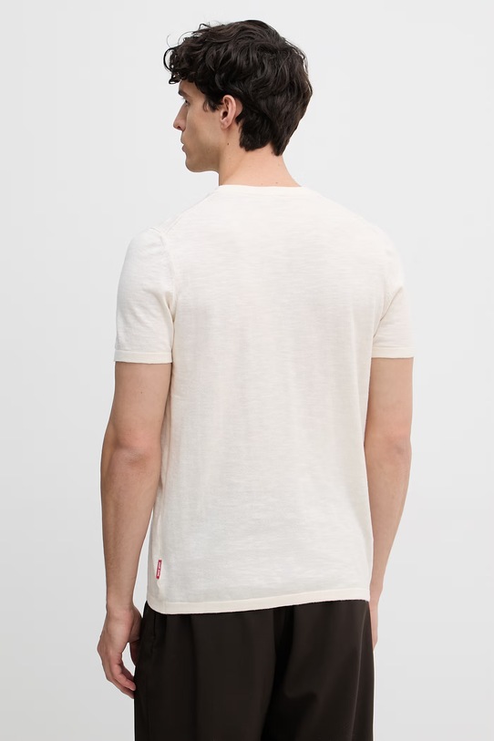 Odzież Joop! t-shirt męski bawełniany 30101531 beżowy