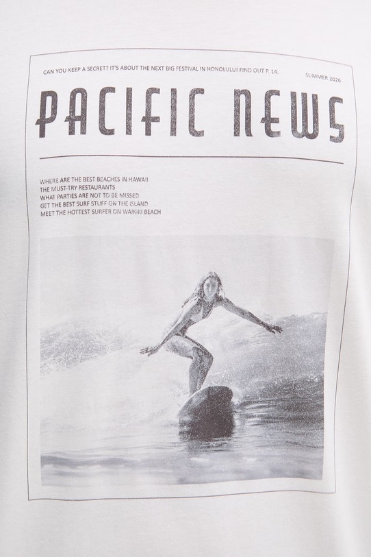 Joop! t-shirt bawełniany 30101984 biały