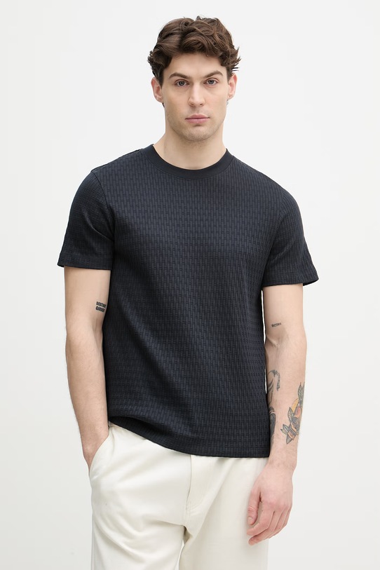 Joop! T-shirt męski bawełniany granatowy 30102447