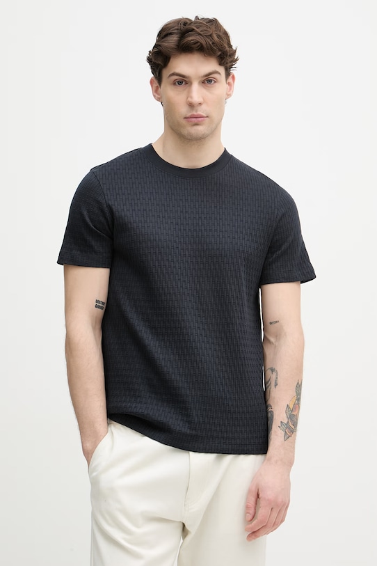 Joop! T-shirt męski bawełniany granatowy 30102447