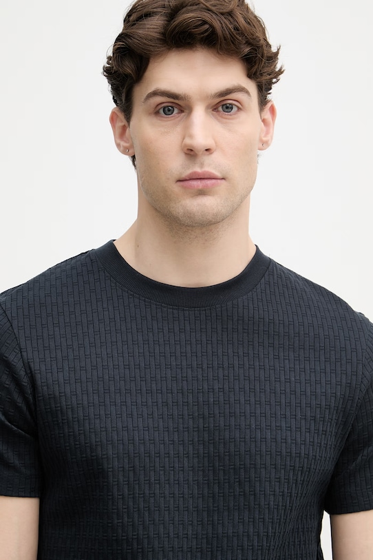 Joop! T-shirt męski bawełniany granatowy 30102447