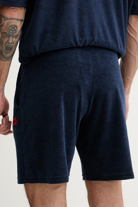 Oblečení HUGO polo pánské s bavlnou TERRANCE 50559744 námořnická modř