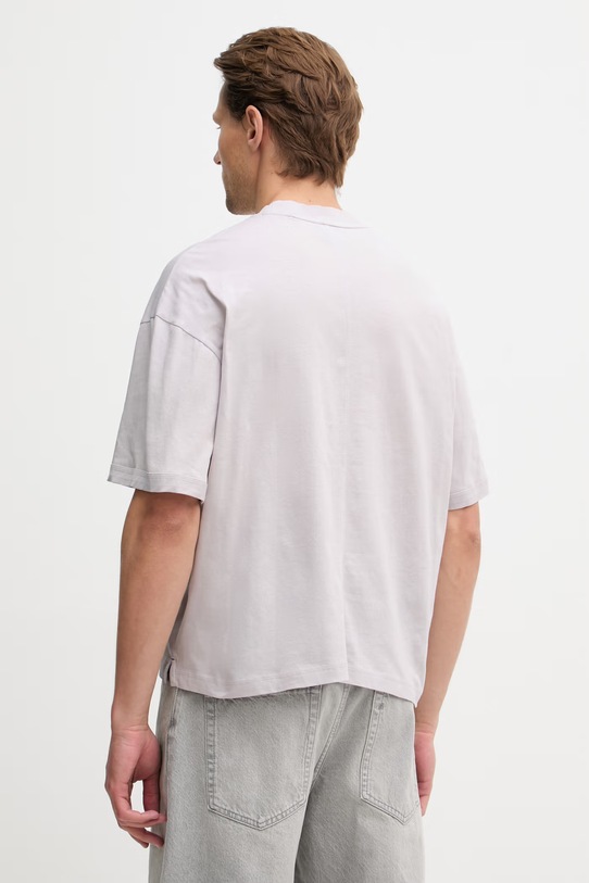 Odjeća HUGO Blue majica za muškarce od pamuka Nohacrop 50556406 ljubičasta