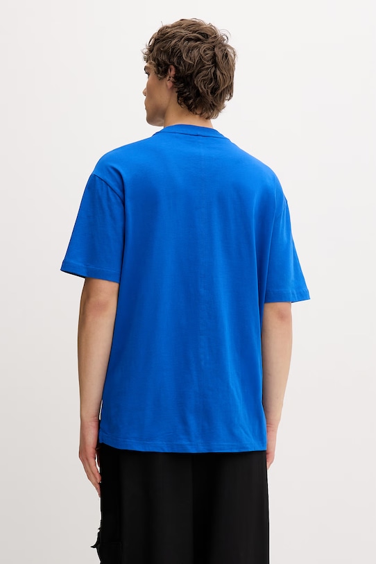 Oblečení Bavlněné tričko Hugo Blue Nohatio 50556411 modrá