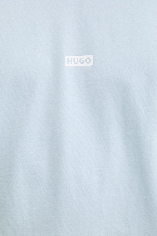 HUGO Blue t-shirt Ανδρικό βαμβακερό Nalono_F 50560732 μπλε