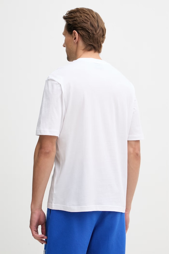 Oblečení HUGO Blue tričko pánské bavlněné Norizom 50560112 bílá