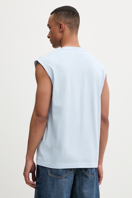 Oblečenie HUGO Blue top pánsky bavlnený Nurazak 50557812 modrá