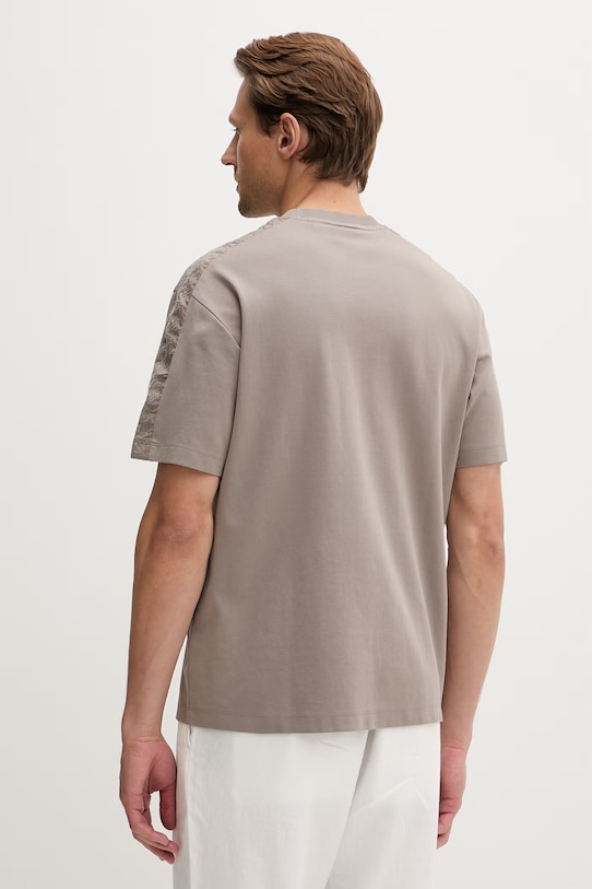 Îmbrăcăminte HUGO tricou bărbătesc din bumbac Drostee 50556580 bej