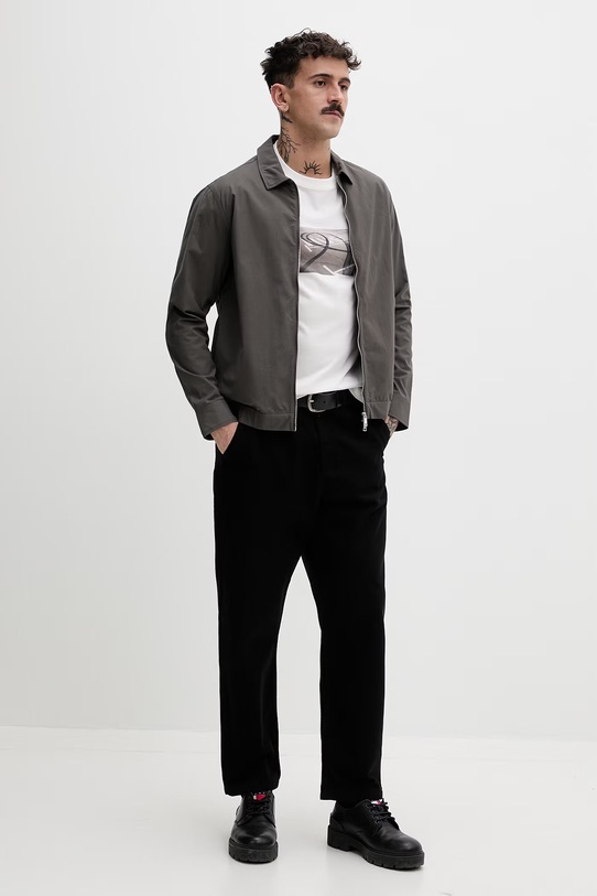 HUGO t-shirt męski bawełniany Dostino 50557674 biały SS26