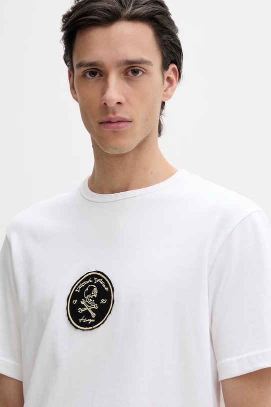 HUGO t-shirt bawełniany Dobul biały 50558407