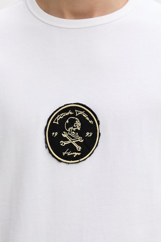 HUGO t-shirt bawełniany Dobul 50558407 biały