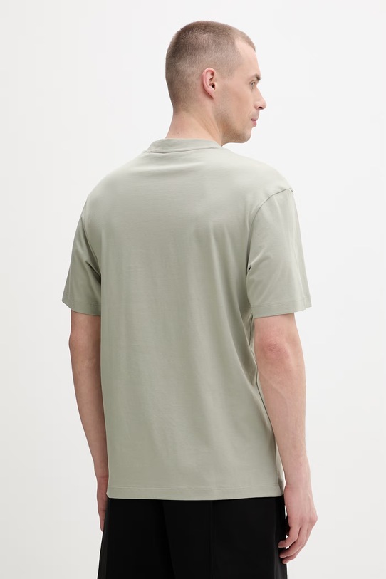 HUGO tričko pánske bavlnené Dangen 50558415 zelená SS26