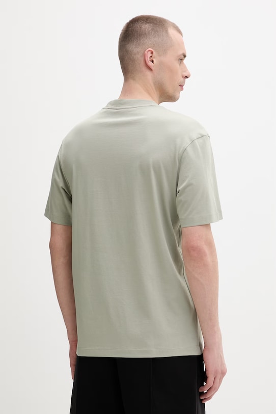 HUGO tričko pánske bavlnené Dangen 50558415 zelená SS26