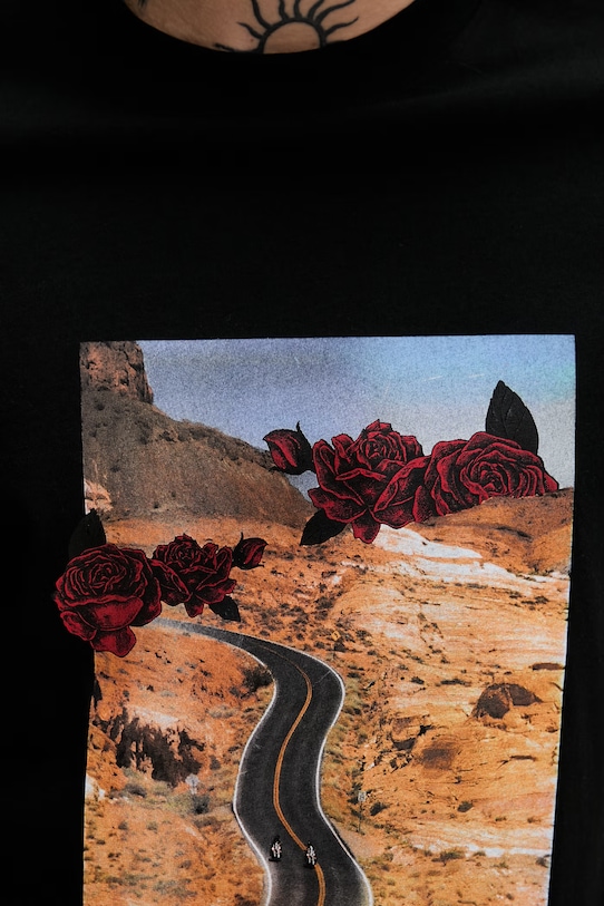 Bavlnené tričko HUGO Dikerd 50564024 čierna