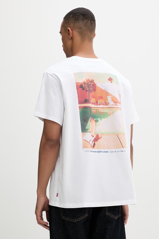 Levi's T-shirt męski bawełniany RELAXED FIT TEE biały 16143.2375