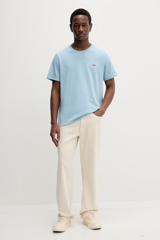 Levi's t-shirt męski bawełniany SS ORIGINAL HM 56605.0304 niebieski SS26