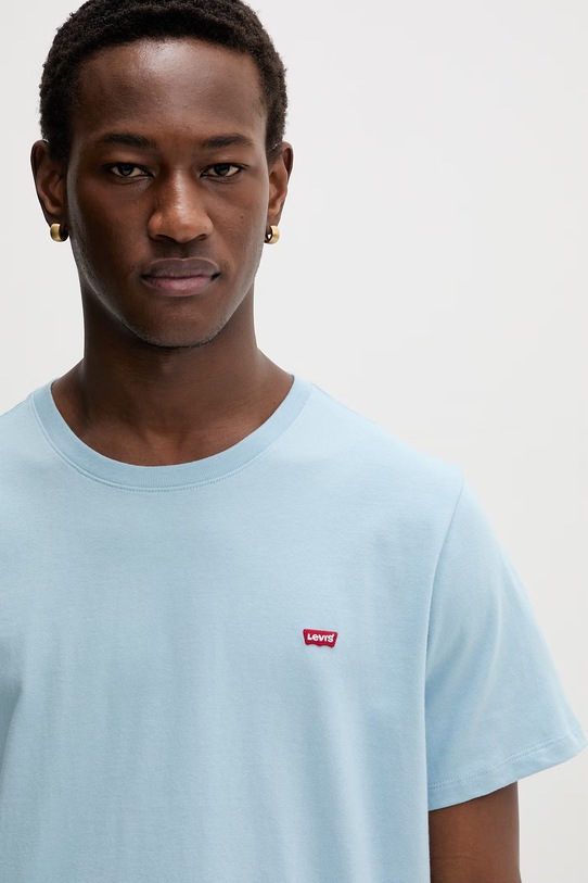 Levi's t-shirt męski bawełniany SS ORIGINAL HM niebieski 56605.0304