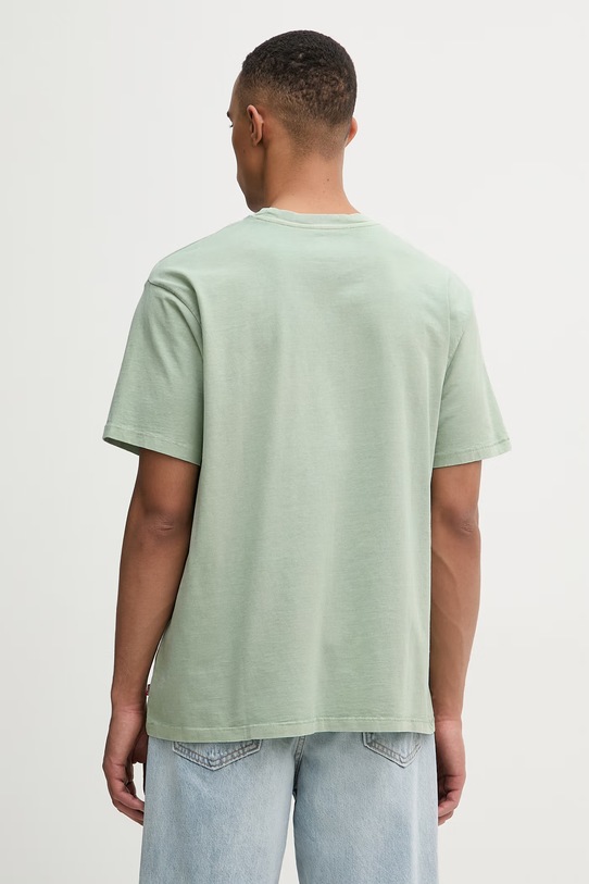 Odzież Levi's T-shirt męski bawełniany RED TAB VINTAGE A0637.0187 zielony