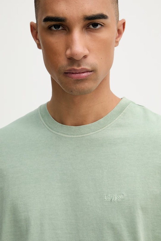 Levi's T-shirt męski bawełniany RED TAB VINTAGE zielony A0637.0187