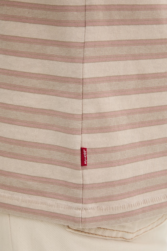 Levi's t-shirt męski bawełniany RED TAB VINTAGE A0637.0190 beżowy
