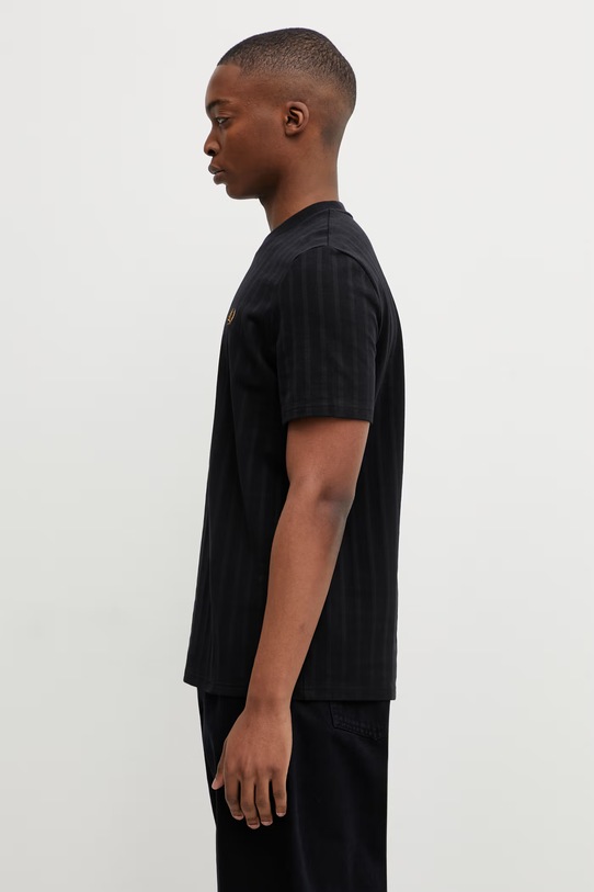 Fred Perry t-shirt bawełniany M2392 czarny SS26