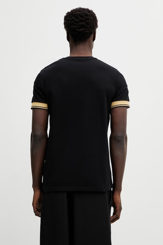 Odzież Fred Perry t-shirt bawełniany M2396 czarny