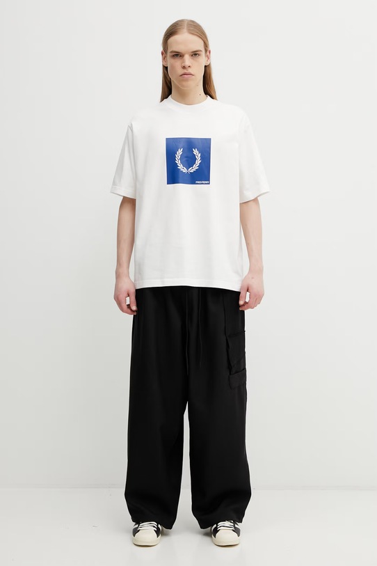 Fred Perry t-shirt bawełniany M2404 biały
