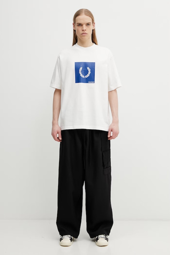Fred Perry t-shirt bawełniany M2404 biały