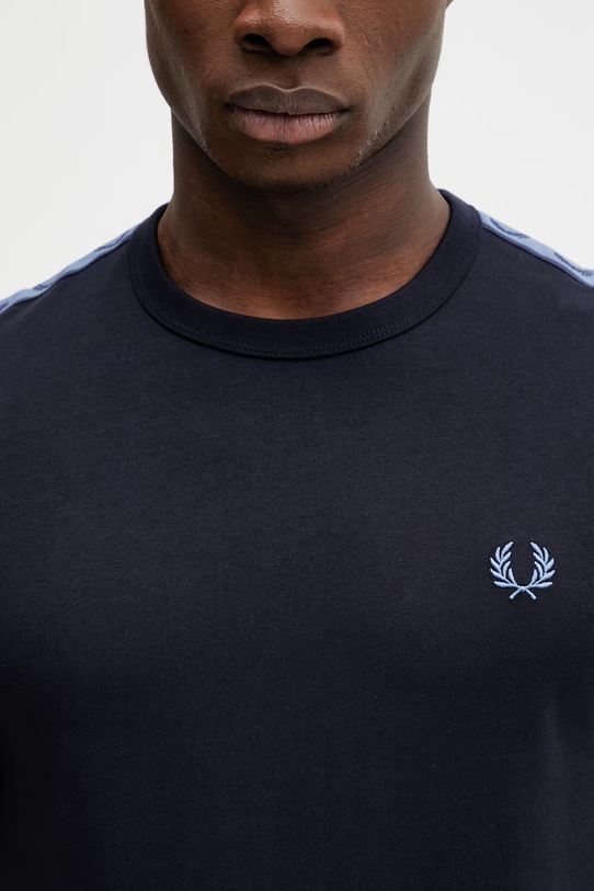 Fred Perry t-shirt bawełniany granatowy M4613