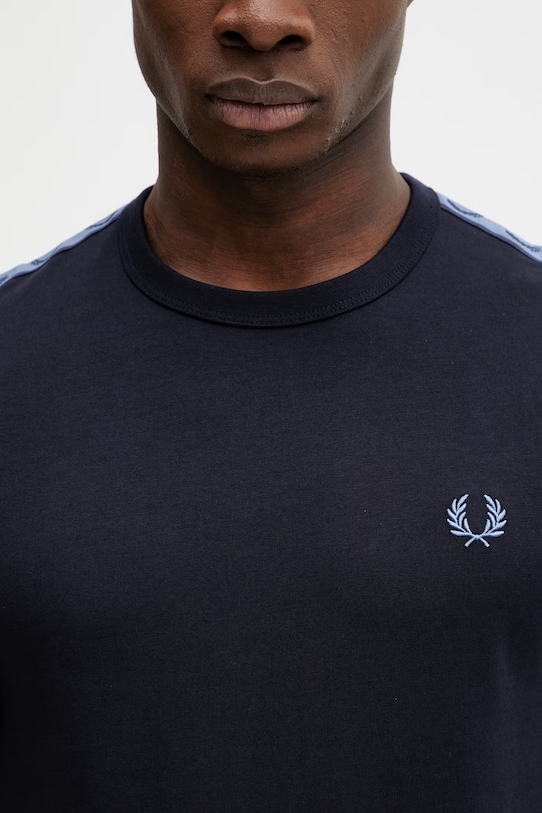 Fred Perry t-shirt bawełniany granatowy M4613