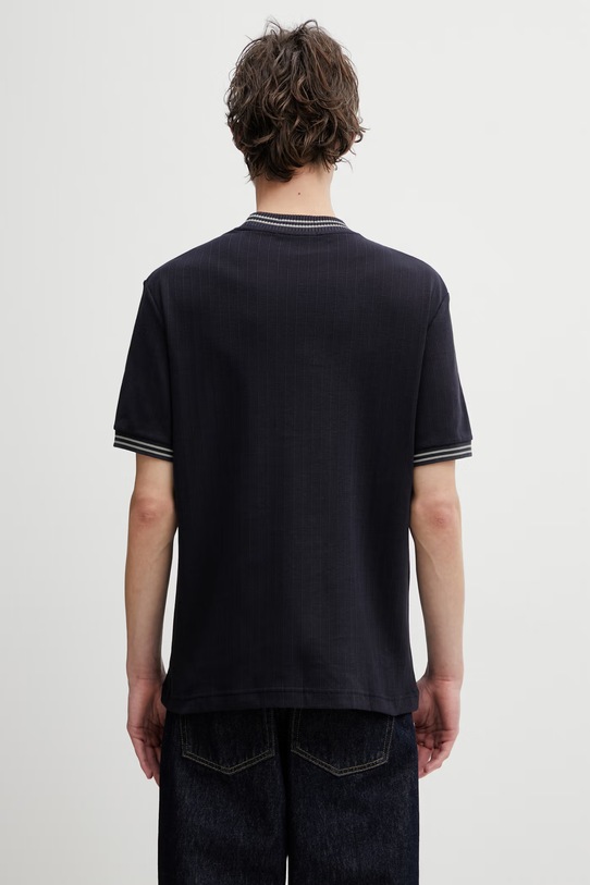 Odzież Fred Perry t-shirt bawełniany M8679 granatowy