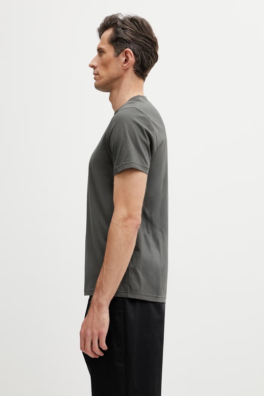 Fred Perry T-shirt bawełniany męski M4580.148 zielony SS26