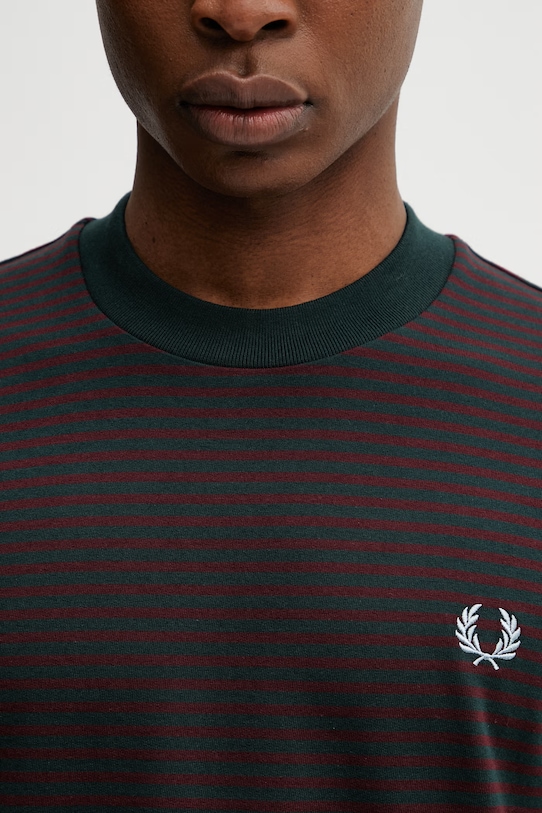 Fred Perry t-shirt bawełniany zielony M6581.30A