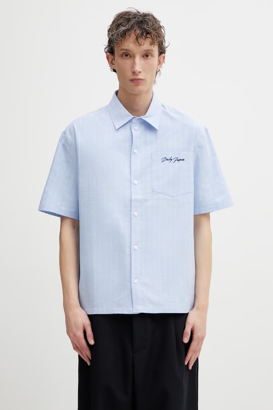 Daily Paper script ss koszula męska niebieski 2610036